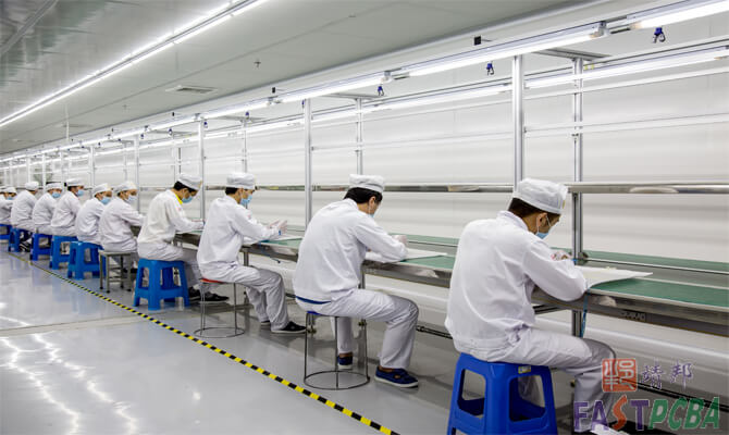 PCBA加工厂的流水线 PCBA加工厂的流水线
